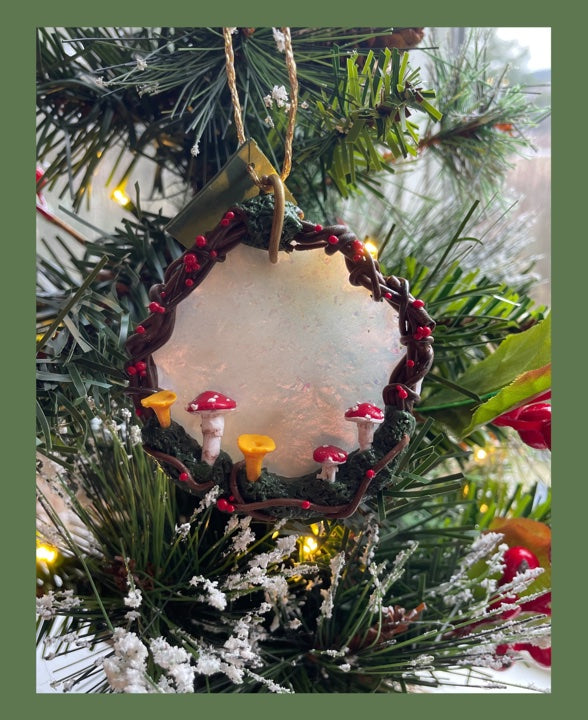 Mushroom Wreath Ornament