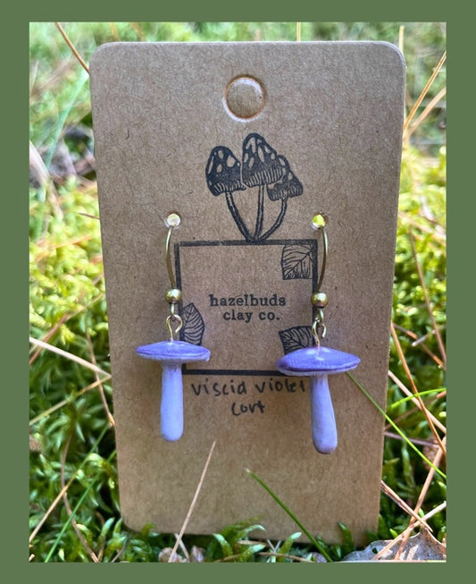 Viscid Violet Cort Earrings