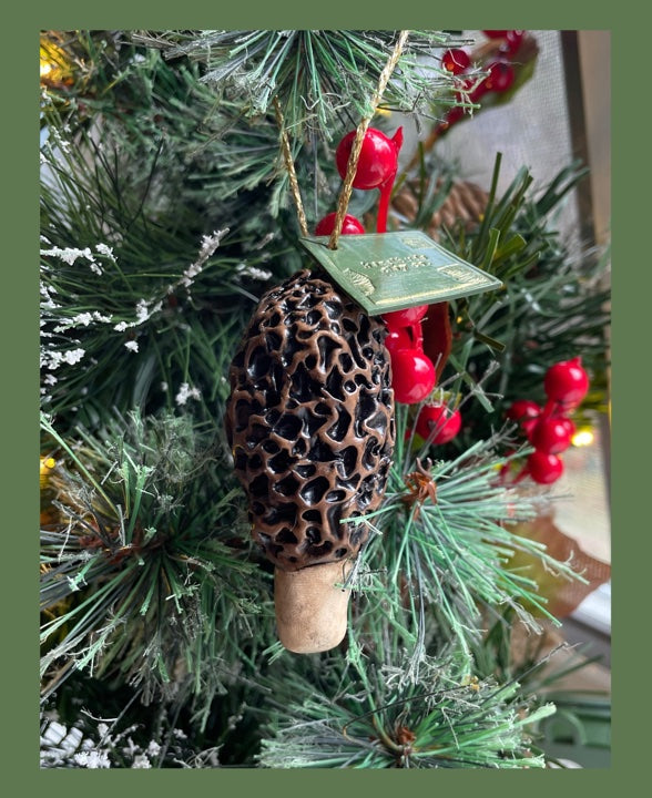 Morel Mushroom Ornament