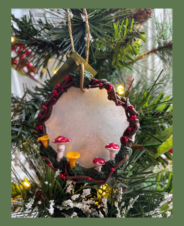 Mushroom Wreath Ornament